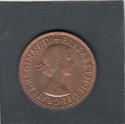 Beschrijving: 1 Penny  ELIZABETH II  